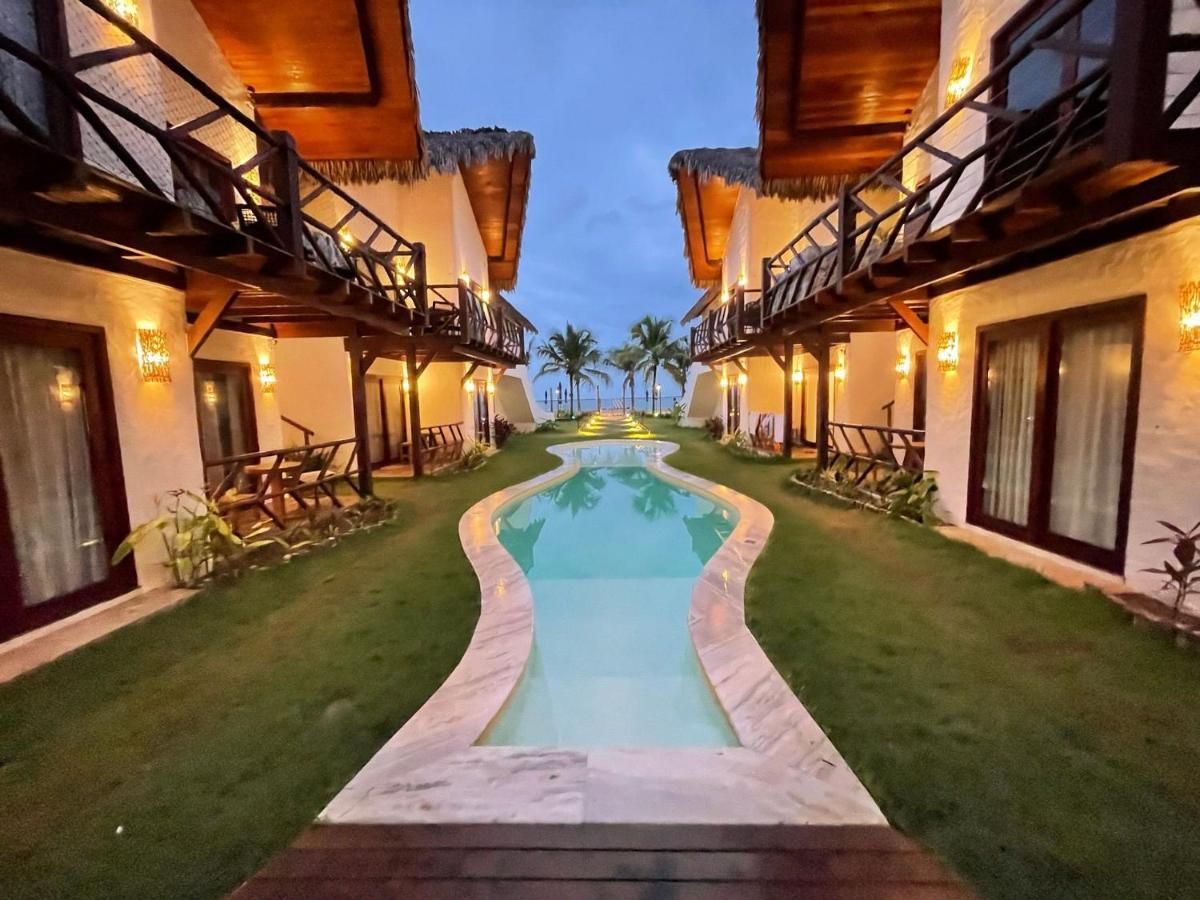 Ap Vila Mar Pe Na Areia Com Vista Para O Mar E Piscina Барра-Гранді Екстер'єр фото
