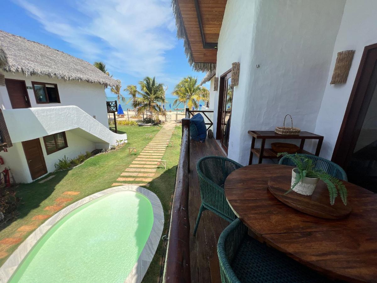 Ap Vila Mar Pe Na Areia Com Vista Para O Mar E Piscina Барра-Гранді Екстер'єр фото